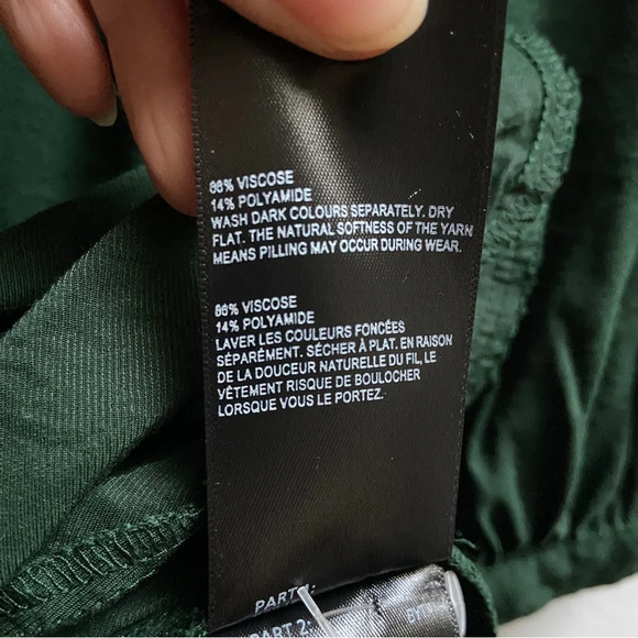 Whistles Dark Green Enora Dress Sz XS - Picture 12 of 15